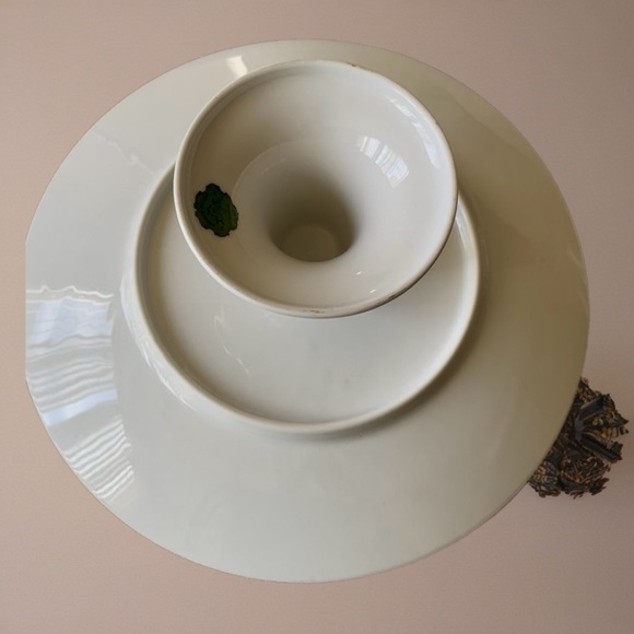 Vintage J.K.W. Floral Cake Stand - Picture 5 of 8